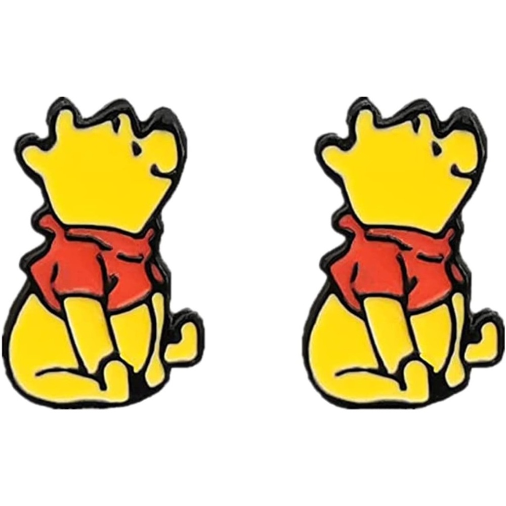 Winnie the Pooh bear earrings